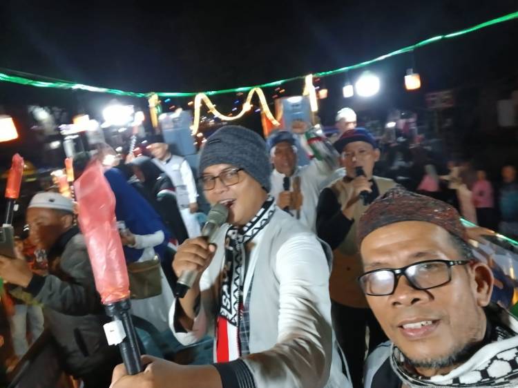 Samnbut Tahun Baru Islam 1 Muharam 1446 H, Ribuan Massa Gelar Pawai Obor