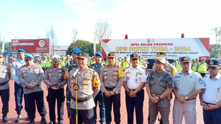 Tingkatkan Ketertiban Berlalu Lintas, Kapolda Sumut : Operasi Patuh Toba 2024 untuk Menyongsong Pelaksanaan PON