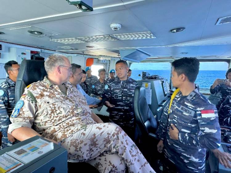 MTF Commander  Kembali Pimpin Latma Picard Dari KRI Diponogoro-365