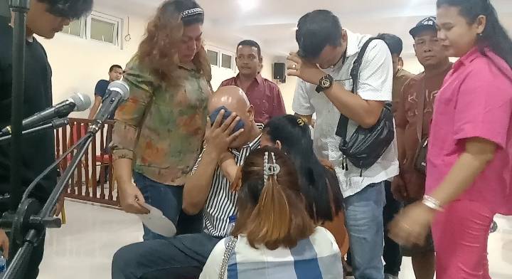 Menangis di Pengadilan, Godol Sebut Senpi Bukan Miliknya