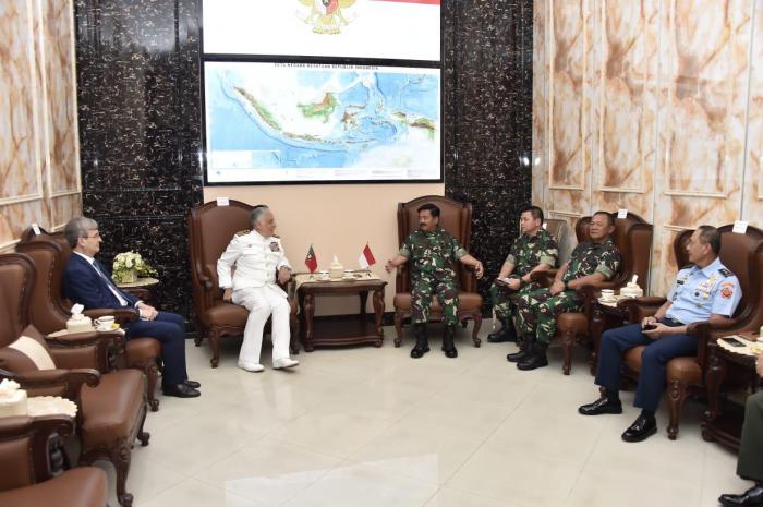 Panglima TNI Terima Kunjungan Kehormatan Kepala Staf Gabungan Portugal