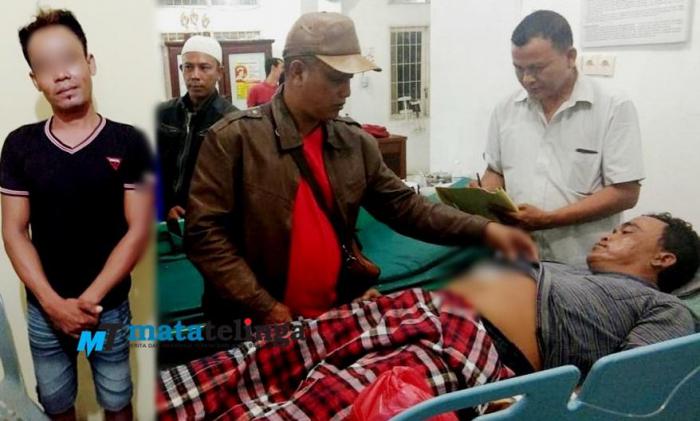 Tak Senang Ditegur, Langsung Tikam Teman Sekampung dengan Senjata Tajam