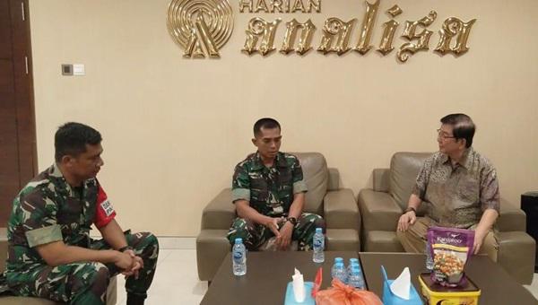 Silaturahmi ke Kantor Media, Kapendam I/BB Sampaikan Hal Ini