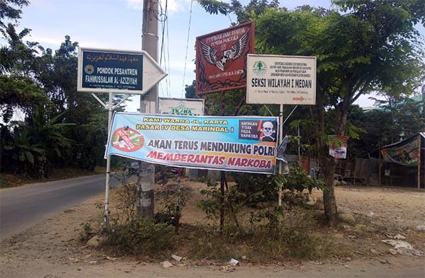 Warga Jalan Karya Pasar IV Marindal -1 Siap Dukung Polri Berantas Narkoba
