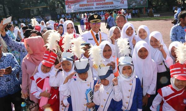 Pemko Medan Gelar Upacara Peringati HUT Ke-74 Kemerdekaan RI 