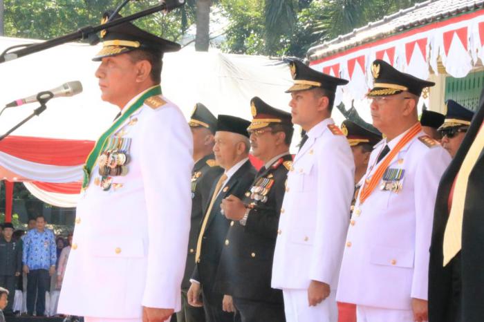 Wali Kota Hadiri Detik-Detik Proklamasi Di Lapangan Merdeka