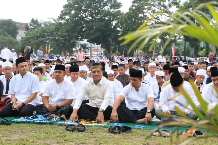 Ribuan Masyarakat Binjai Salat Iduladha 