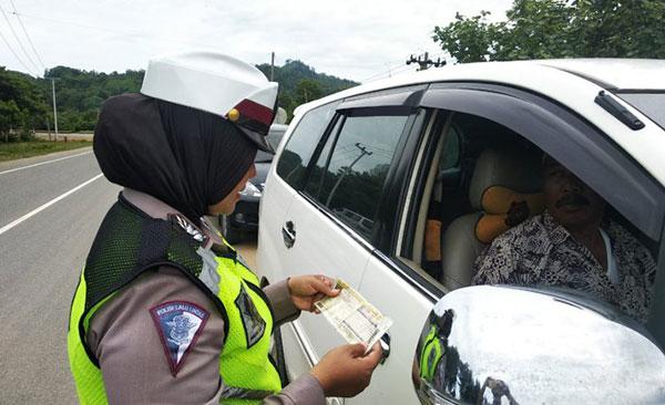 Kenderaan Roda Dua Terjaring razia Patuh Rencong 2019
