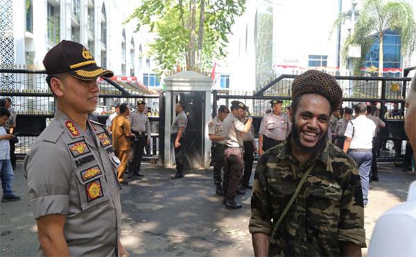Pengamanan Polri Terhadap Aksi Mahasiswa Papua di Sumut Berlangsung Aman