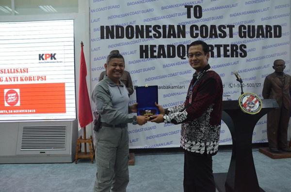 KPK Sosialisasi Tindak Pidana Korupsi di Lingkungan Bakamla RI