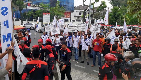 Buruh di Sumut Tolak Kenaikan Iuran BPJS Kesehatan