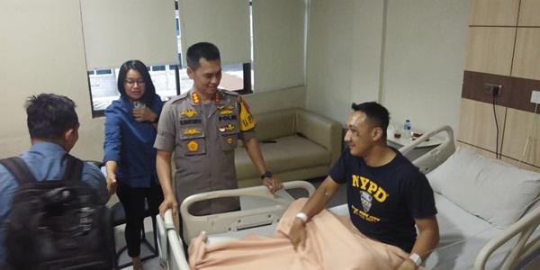 Jenguk Kapolsek Patumbak, Kapolrestabes : GKN akan Tetap Kita Teruskan