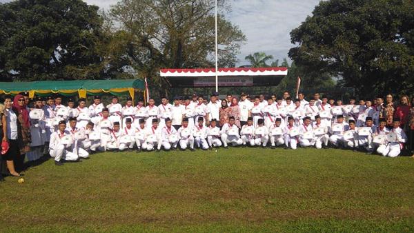 Semarak HUT Kemerdekaan ke 74 RI di Kebun Mayang