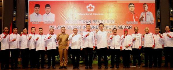 Pimpin Kembali PMI Kota Medan, Ijeck Ucapkan  Terima Kasih Atas Dukungan Wali Kota