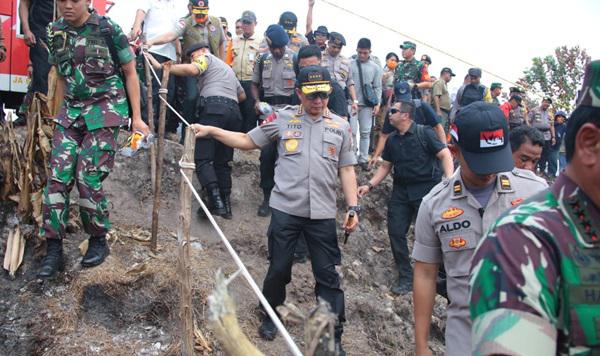 Kapolri Ikut Tinjau Penanganan Karhutla di Kalteng