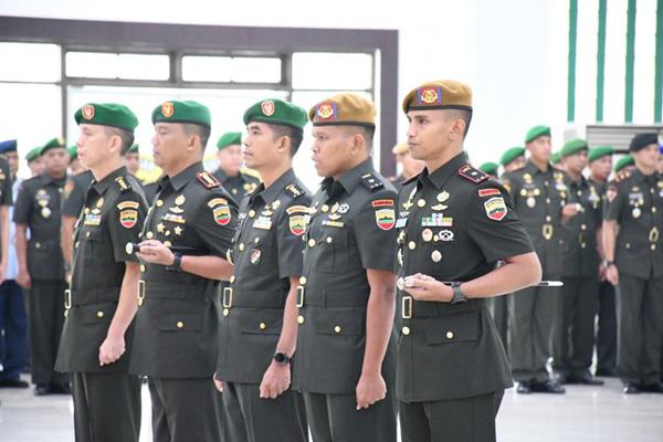 Jabatan Kapendam I/BB, Dandim 0201/BS dan Danden Arhanud Rudal 004/WSBY Diserahterimakan