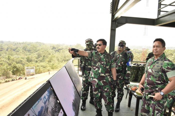 Panglima TNI Saksikan Latihan Puncak Kartika Yudha 2019