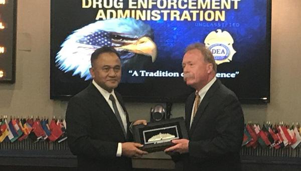 Kunjungi Markas DEA, BNN RI Bahas Pemberantasan Narkoba