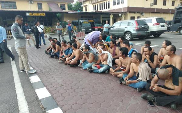 Bentrok OKP di Jalan HM Yamin, Polisi Tetapkan 15 Tersangka