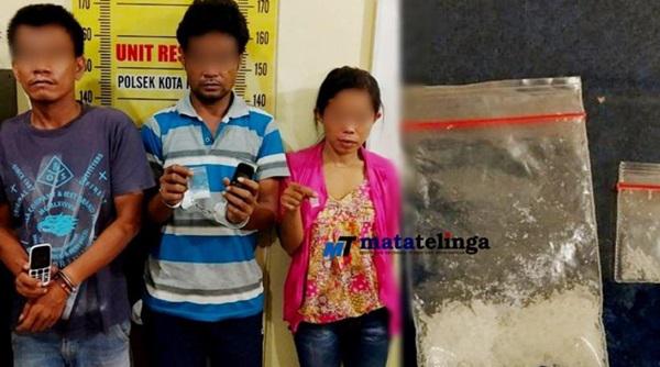 Polsek Kisaran Kota Ringkus Tiga Pengedar Narkoba, Dua Diantaranya Pasutri