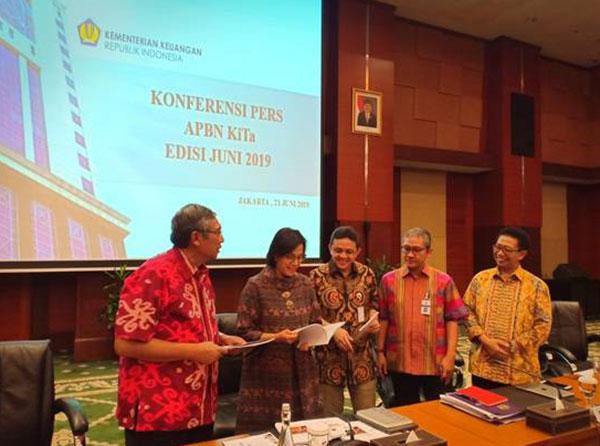Sri Mulyani:  Realisasi defisit APBN 2019 Hingga Juli