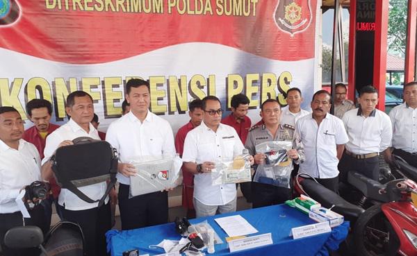 Gelar Operasi Sikat Toba 2019, Polda Sumut Ringkus 6 Orang Bandit Kasus Pencurian