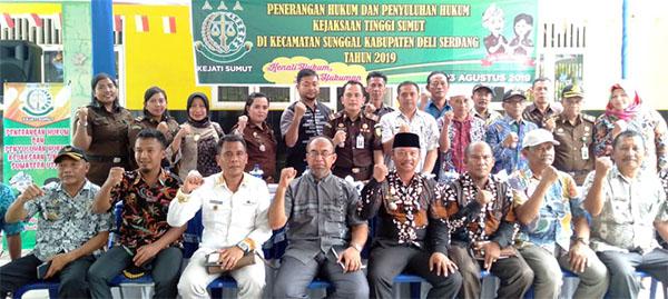 Kejatisu Gelar Penerangan dan Penyuluhan Hukum di Kecamatan Sunggal