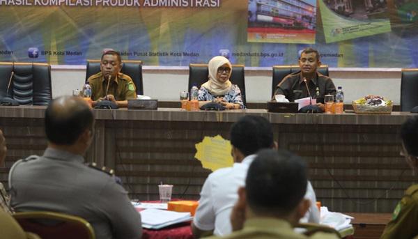 Pemko Medan dan BPS Gelar FGD Produk Administrasi Tahun 2019