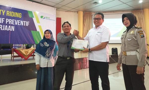 Turunkan Klaim Kecelakaan Lalu Lintas, BPJS Ketenagakerjaan Sosialisasi Safety Riding