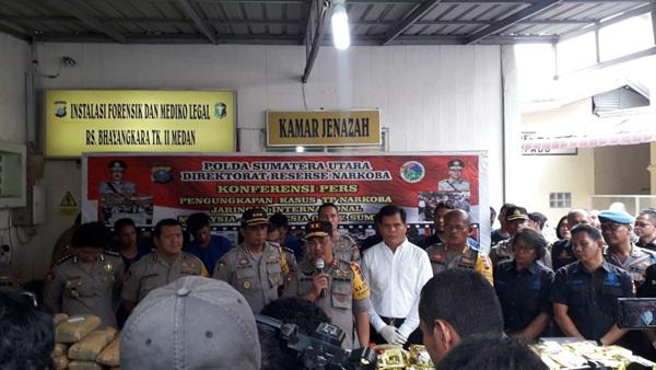 Polisi Ringkus 8 Pelaku Narkoba Jaringan Internasional di Sumut, Satu Ditembak Mati