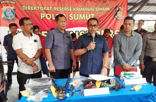 Polda Sumut Bongkar Penjualan Sepmor Curian Secara Online