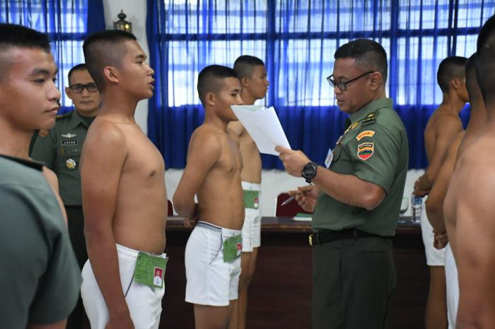 Seleksi Penerimaan Calon Bintara  Bersih, Transparan dan Bebas Korupsi Kolusi Nepotisme KKN