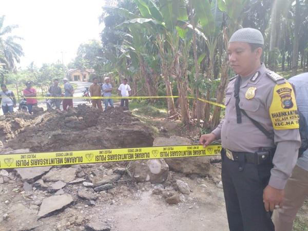 Gorong-gorong Tempat 4 Bocah Tewas di NA IX-X Dipasang Garis Polisi