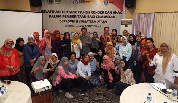 Puluhan Jurnalis Perempuan Sumut Ikut Pelatihan Isu Gender