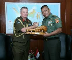 Kasum TNI Terima Kunjungan Kehormatan Kasad Selandia Baru