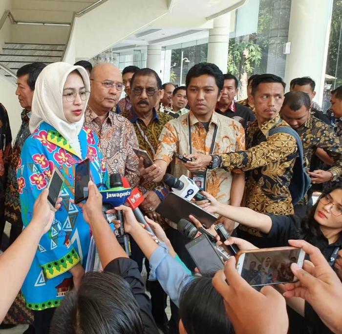 Wali Kota Medan Bersama Dewan Pengurus APEKSI Sampaikan Hasil Rakernas Kepada Wapres