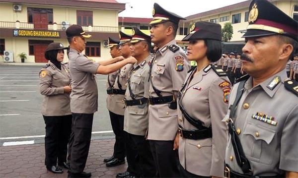 Kapolrestabes Pimpin Upacara Sertijab 3 Kapolsek