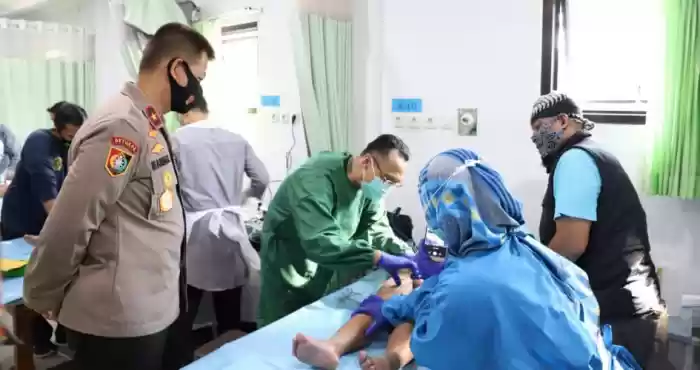 Ratusan Anak Ikut Khitanan Massal Gratis di RS Bhayangkara Setukpa Lemdiklat Polri