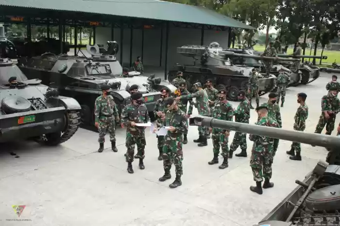 Diikuti oleh Empat Kompi, Yonkav 6/NK Gelar Kesiapan Ranpur