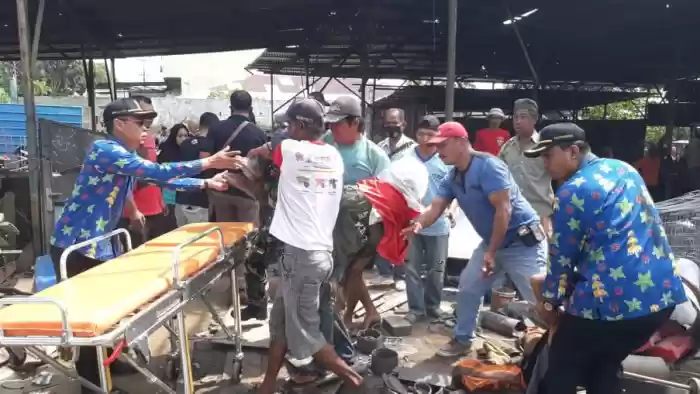 Breaking News ! Bengkel Las Milik Suryono Meledak, 13 Luka-luka dan 3 Orang Meninggal Dunia