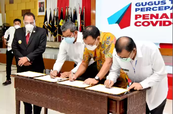 Komitmen Mebidang Tekan Penyebaran Covid-19 di Sumut