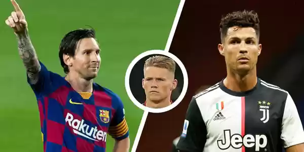 Scott McTominay: Tanpa Ragu Menyebut Messi Lebih Hebat Ketimbang Ronaldo