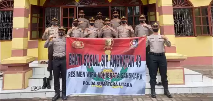 Siswa SIP Angkatan 49 WAS Baksos ke Panti Asuhan Al Jamiyatul Washliyah