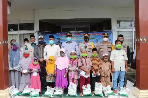KSJ Touring Sosial Peduli Warga Terdampak Erupsi Sinabung
