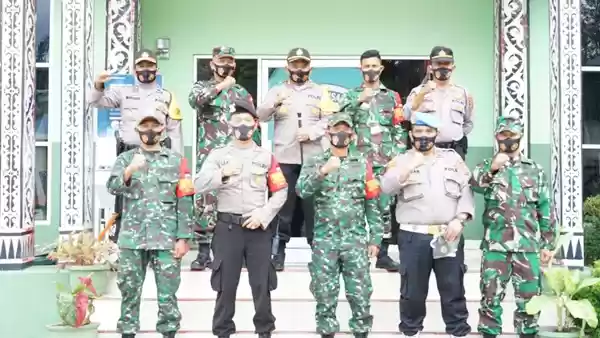 Kapolres Simalungun Pimpin Operasi Pendisiplinan Penggunaan Masker