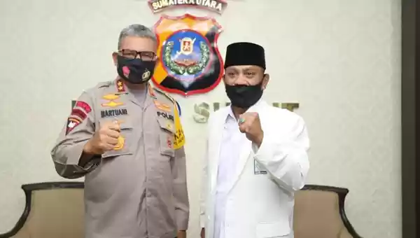 Kapolda Sumut Silaturahmi dengan Badan Koordinasi Muballigh Indonesia Provsu 