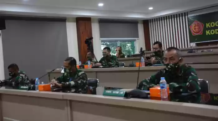 Kasdam I/BB Gelar Vidcon Dengan Aster Kasad 