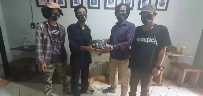 Relawan Kamtibmas Baharkam Polri Berangkat ke Sinabung