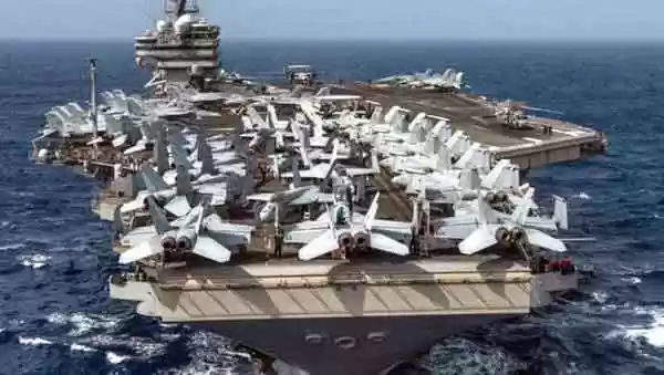 USS Ronald Reagen Gelar Latihan Perang di Laut China Selatan