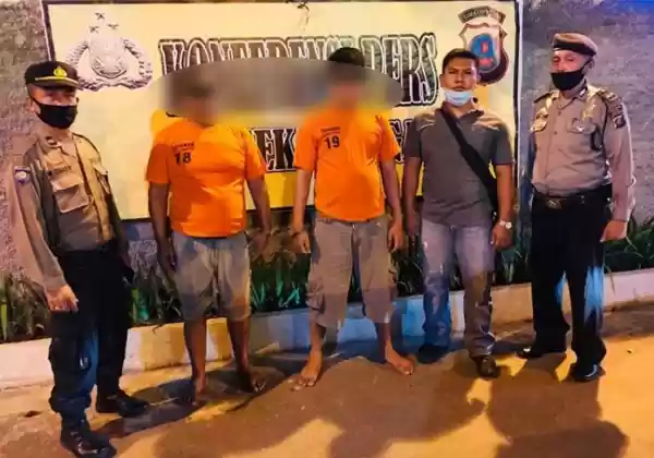 Dua Pecandu Narkoba, "Menuju Terali Besi" Polsek Sunggal